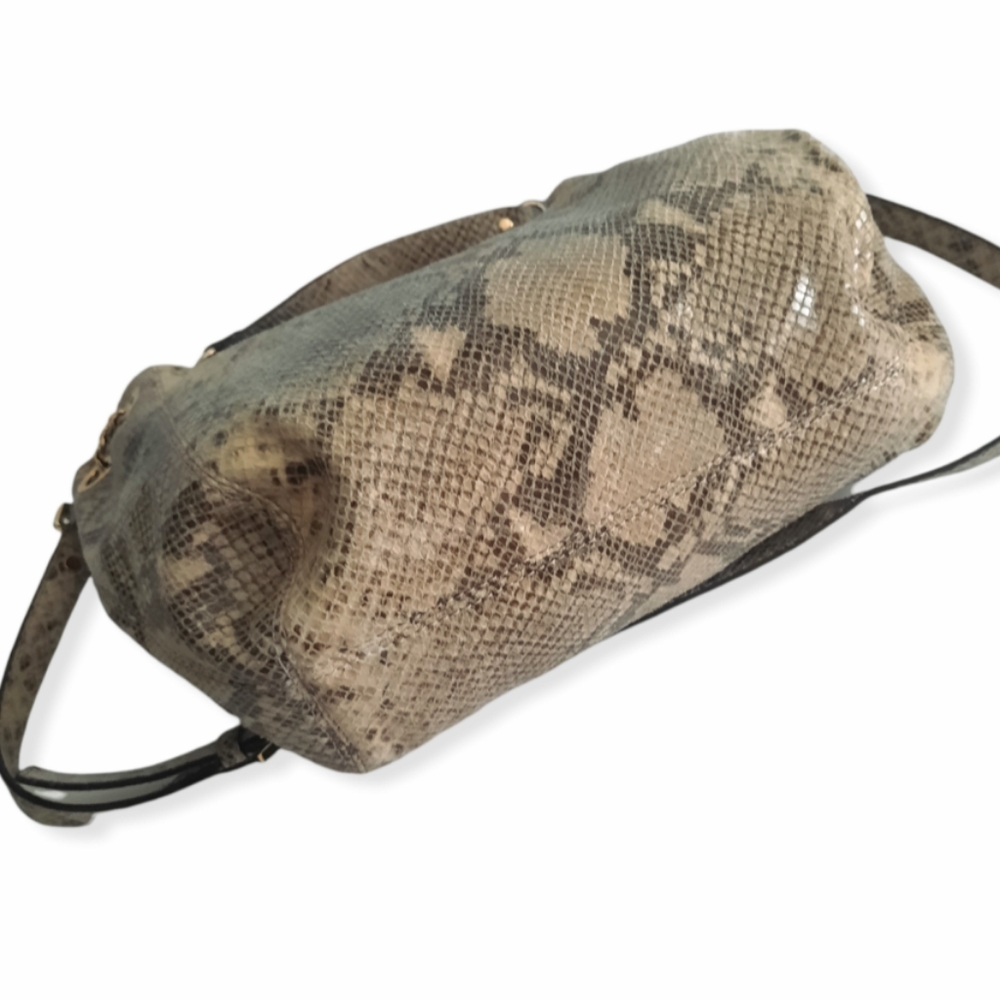 MICHAEL KORS Purse snakeskin print shoulder Bag - Picture 7 of 15
